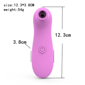 Sex Toy Sucking Vibrator Clitoris Nipple Sucker G-spot Massager Masturbator 10 Frequency Tongue Thrusting Magic Wand for Woman 4