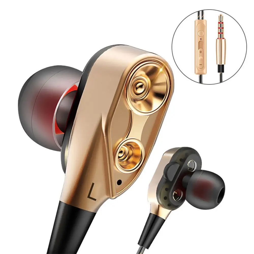HORUG Hifi Devices Earbuds Earphone For iPhone Gaming Bass Headset Earphones In Ear Headphones Sport With Microphone