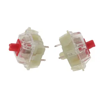 

2Pcs Original SMD RGB Cherry MX Switches 3pin Feet Red Switch Mechanical Keyboard Clear Switch 85WD