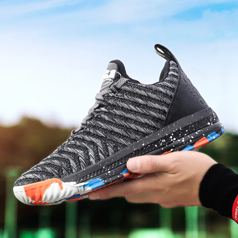 

James Basketball Shoes Men Lebron High-top Basketball Sneakers Men Training Ankle Boots Outdoor Men Breathable Sport Shoe Unisex