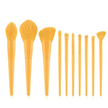 

10pcs Colorful Makeup Brushes Set Professional Foundation Powder Blush Eyeshadow Eyebrow Blending Brush Cosmetic Beauty Tool