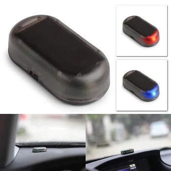 

Universal LED Alarm Lights Simulate Imitation Solar Security System Warning Flash Anti-Theft Lamp Interior For Car LED Light