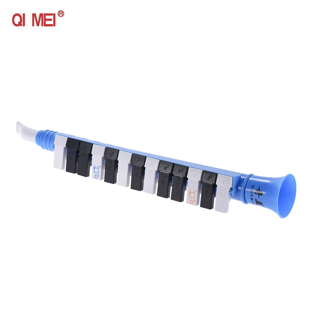 

QIMEI QM13A-1 13 Keys Keyboard Harmonica Melodica Pianica Musical Education Instrument for Beginner Kids Children Gift Blue