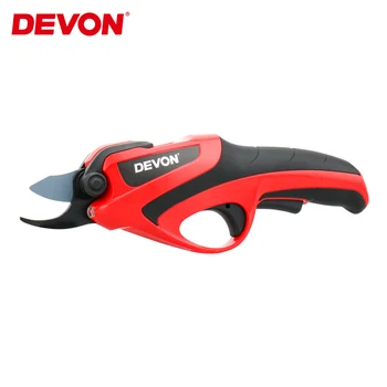 

DEVON Cordless Pruner Electric Fruit Tree Branch Pruning scissors Lithum-ion Battery Garden Cutter Power tools Shears Secateur