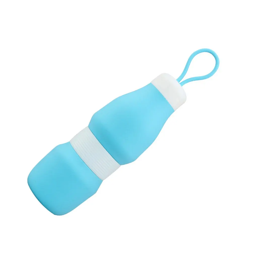 Large Capacity Silicone Folding Kettle Outdoor Portable Telescopic Kettle Climbing Sports Water Bottle