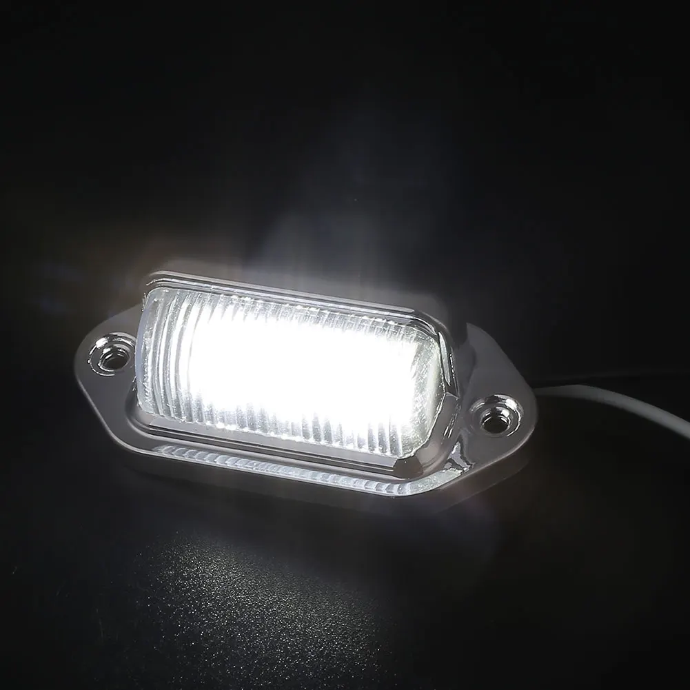 Vehemo 6LED, DC12-24V, боковой светильник, номерной знак, светильник для грузовика, автомобильные грузовики, задний светильник, лампа для номерного знака, лодка, автомобильные аксессуары