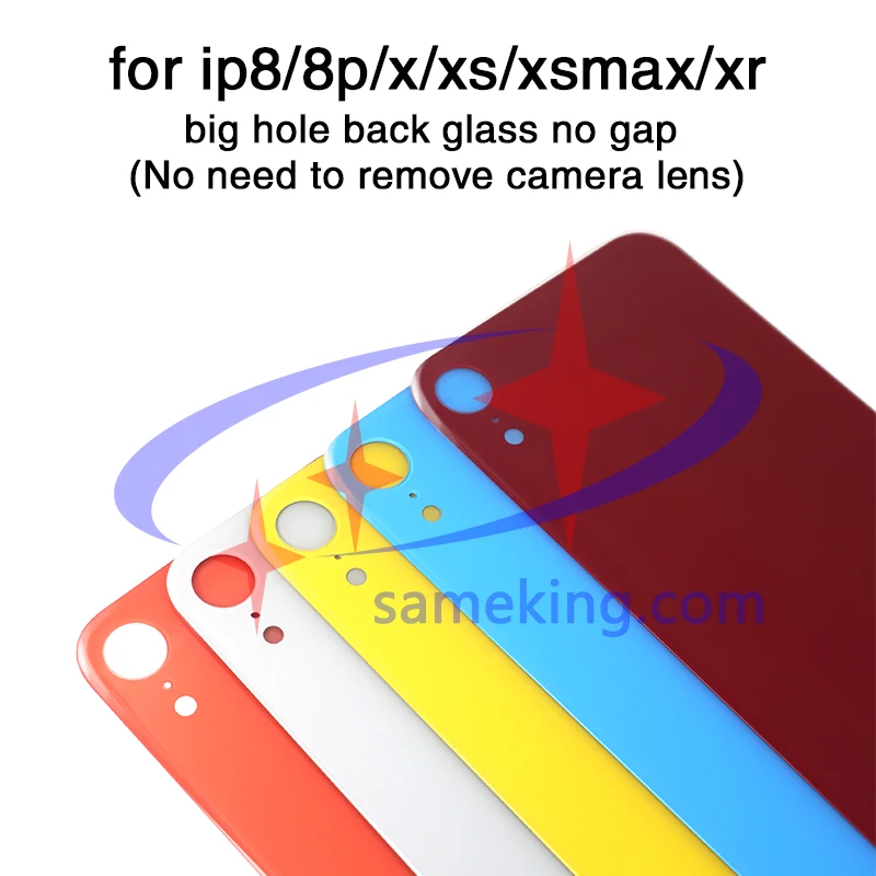 США Версия заднее стекло для iphone x заднее стекло для iphone 8 8p xs max сборка задний корпус сменный