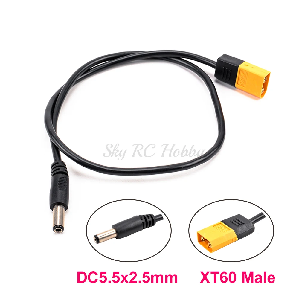 XT60 папа-папа разъем-папа DC DC5525 силовой кабель 5 5x2 мм адаптер для электронного