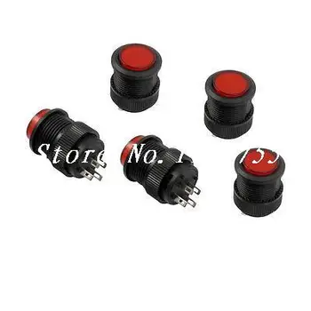 

4Pins SPST Momentary Red Pushbutton Switch NO AC 250V 3A