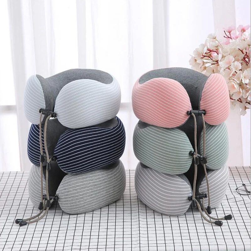 

Travel neck pillow Memory cotton U-shaped pillows Sleeping Pillow in Officet