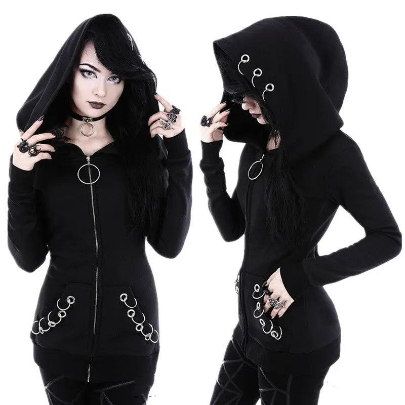 

Dark Aesthetics Hooded Coat Sports Sweater Jacket Hoodie Sweatshirt