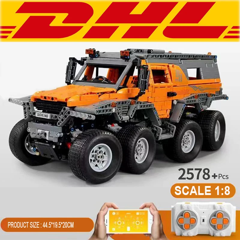 

2020 New 13088 Technology series MOC-5630 Avtoros Shaman 8x8 Model Building Kits Blocks Bricks Children Christmas Toys Gift