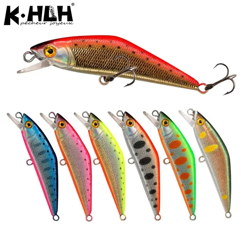 

Fishing Lure Bait 7g 63mm Mini Sinking Minnow Hard Bait Fishing Wobblers Perch Pike Salmon Trout Bass Lures