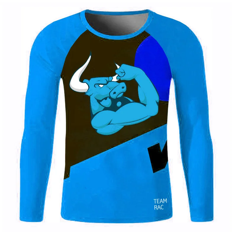 Серый fuera de carretera ATV Racing camiseta RF bicicleta cuesta abajo Джерси Мотокросс MTB DH MX Ropa D - Цвет: Серый