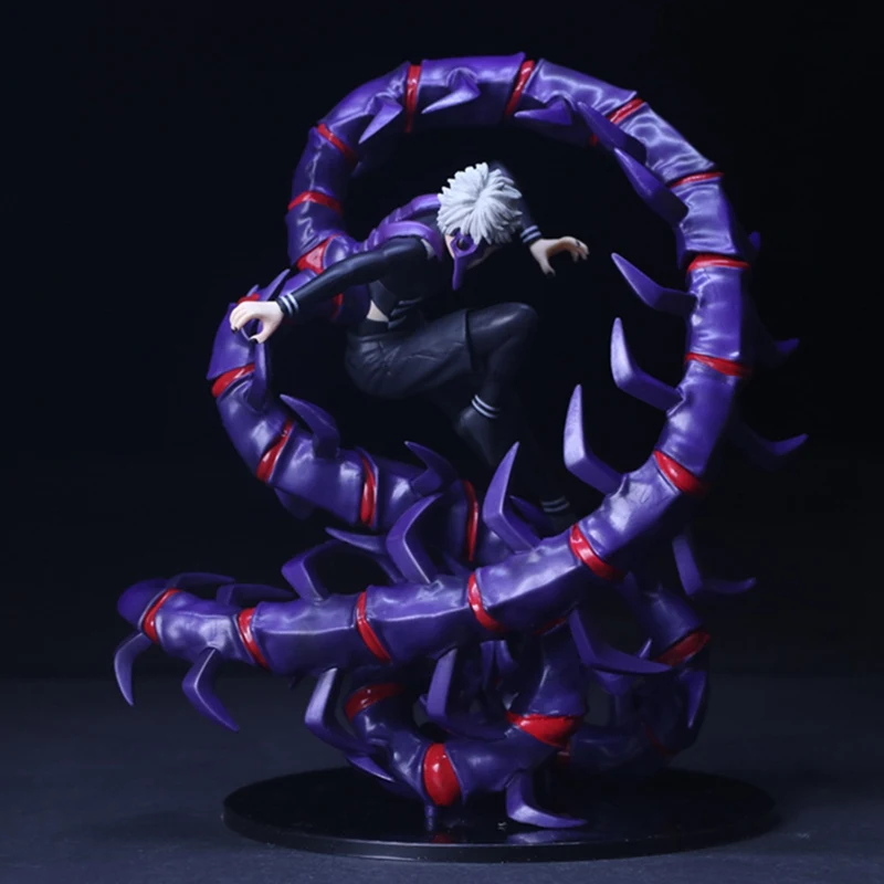 

2020 New Anime Figure Tokyo Ghoul Kaneki Ken Generation Of Dark Jin Muyan PVC Action Figure Colletible Model Toy 28 CM