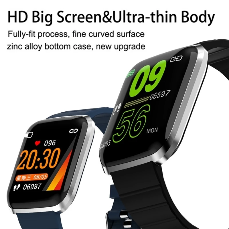 Nennbo 116 PRO Color Screen Smart Bracelet Bluetooth Smart Watch Wristband Fitness Tracker Heart Rate Monitor for Android IOS