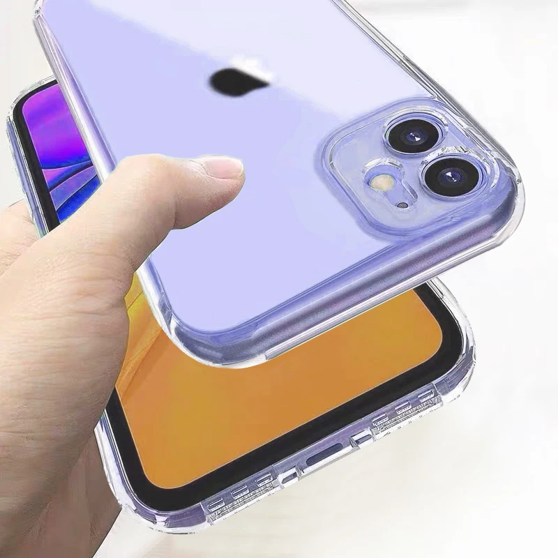 shockproof Clear Silicone Phone Case For iPhone 11 7 Soft Back Cover On For iphone X XR 11Pro XS Max 8 7 6 6S Plus SE 2020 Case shockproof Clear Silicone Phone Case For iPhone 11 7 Soft Back Cover On For iphone X XR 11Pro XS Max 8 7 6 6S Plus SE 2020 Case