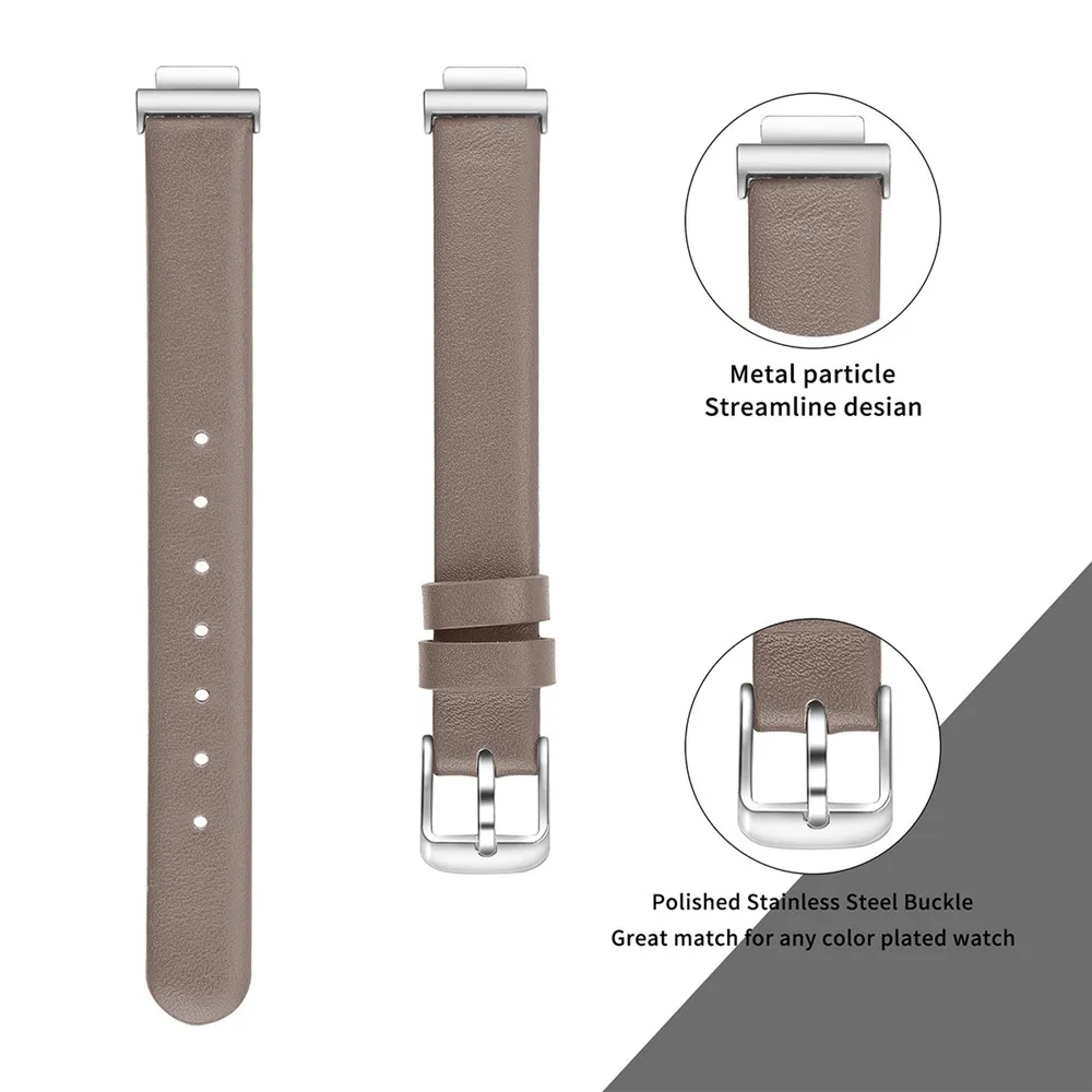 Essidi кожаный ремешок для Fitbit Inspire HR умный Браслет тонкий браслет пряжка-петля для Inspire HR части