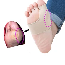 1 пара, силиконовый защитный гель-рукав, вальгусная деформация большого пальца, накладной ортопедический разделитель для ноги