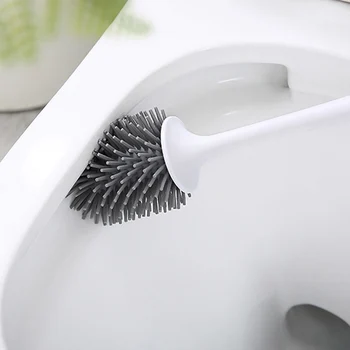 

Toilet Brush Rubber Head Holder Cleaning Brush For Toilet Wall Hanging Household Floor Cleaning Bathroom Holder With Brush