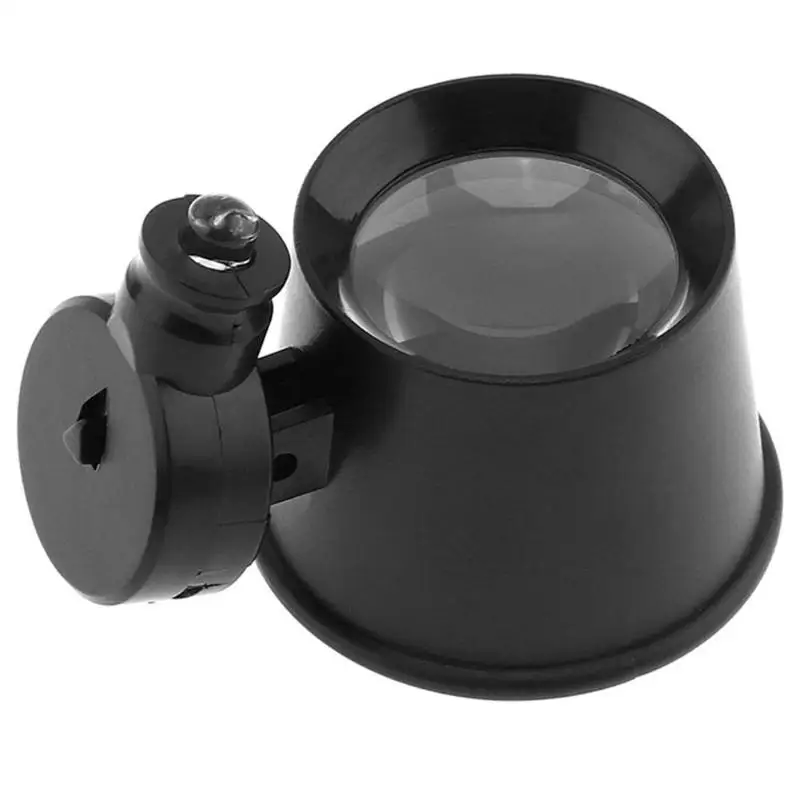 10X Maintenance Clock Jewelry Magnifier Lens Magnifying Glass with LED Lamp Handheld Coin Stamps Loupe | Наручные часы