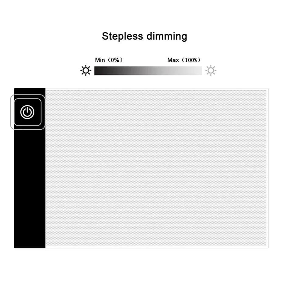 Ultra Thin A4 LED Light Pad Artist Light Box Table Tracing Drawing Board Pad Diamond Painting Embroidery Tools