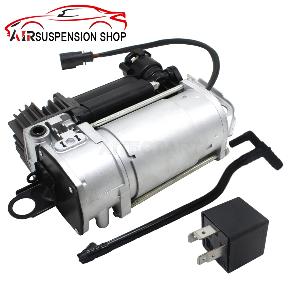 

Air Suspension Compressor Pump+Relay/Air Tube For Audi Q7 VW Touareg Porsche Cayenne 2004-2010 7L8616006A 7L8616006 7L8616007A