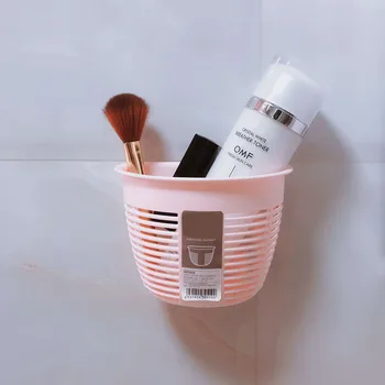 

Multi Purpose Mini Plastic Hanging Basket Small Number Basket with Hook Cosmetics Bathroom Debris Storage Storage Basket