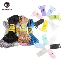 Accessoires pour anneau de dentition en rotin,outils de soins dentaire, cordon en nylon de 20 m, pour pendentif DIY pour bébé, 