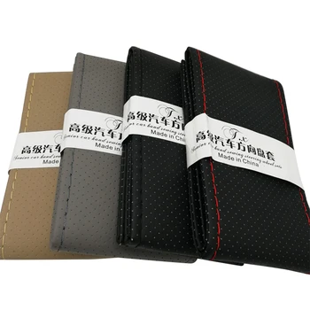 

Car Steering Wheel Braid Cover Soft Texture Car Covers With Needles And Thread Artificial Leather Car Styling Covers Decoration