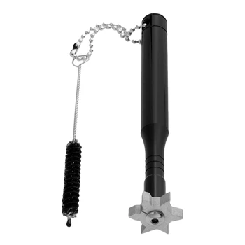 

Iron Wedge With Brush Golf Groove Sharpener Golf Cleaner For Optimal Backspin