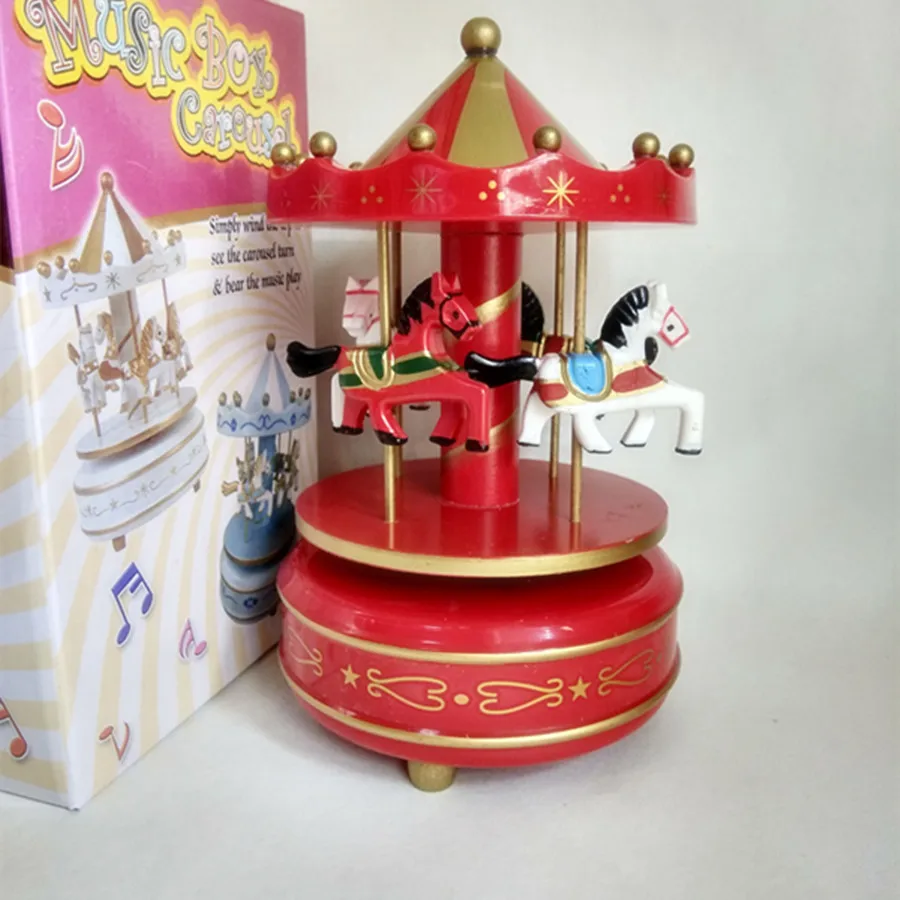 Веселая круглая музыкальная шкатулка геометрическое украшение для детской