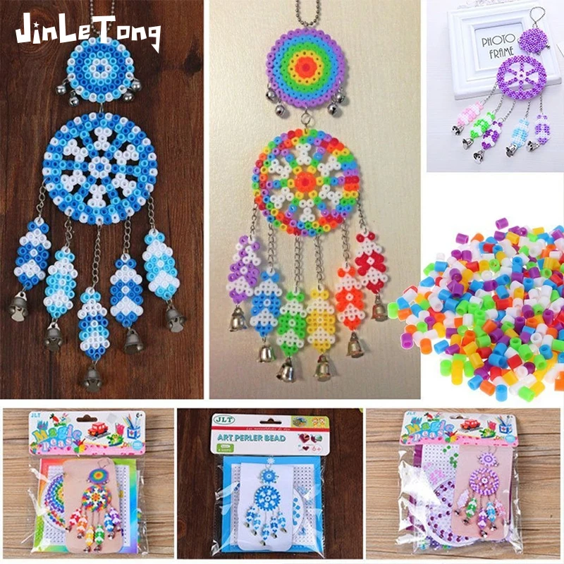 5mm Pindou Wind Chime Card Set Hama Beads For Kids Lron Fuse Beads Diy Puzzles High Quality Gift Children Toy Model Building Kit