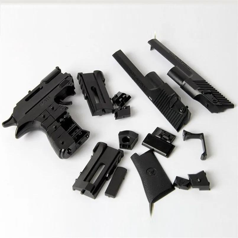 DIY Assembling Building Block Gun Toys Pistol Rifle Children Plastic 3D Miniature Gun Model For Boys CS Games Educational Toy DIY Assembling Building Block Gun Toys Pistol Rifle Children Plastic 3D Miniature Gun Model For Boys CS Games Educational Toy