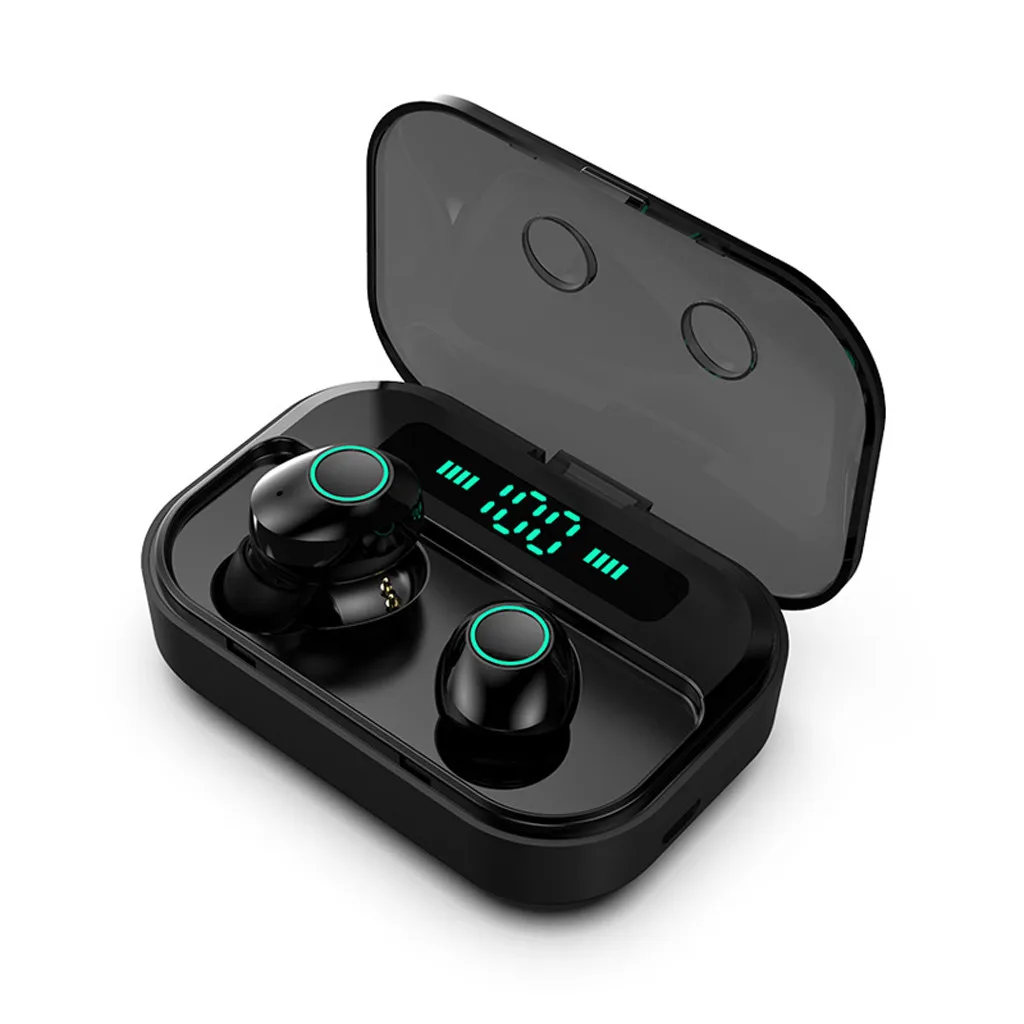 Лучшие продажи продуктов Bluetooth 5,0 гарнитура TWS беспроводные наушники мини наушники стерео наушники Поддержка дропшиппинг