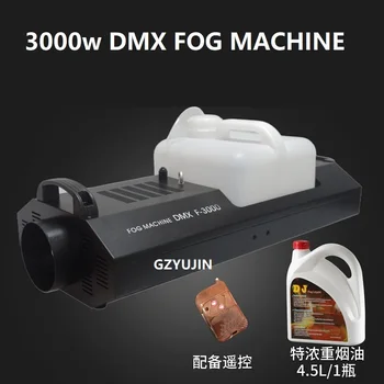

Wireless remote control 3000W smoke machine with DMX 512