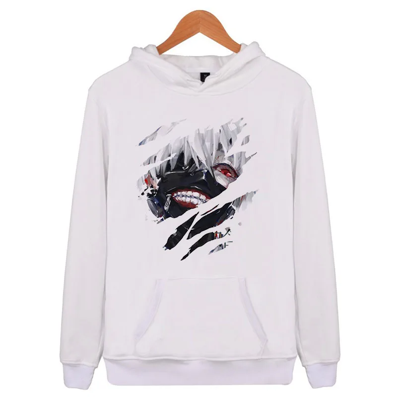 KANEKI KEN Токийский Гуль 2018 весна осень модный мужской принт длинный o образный вырез