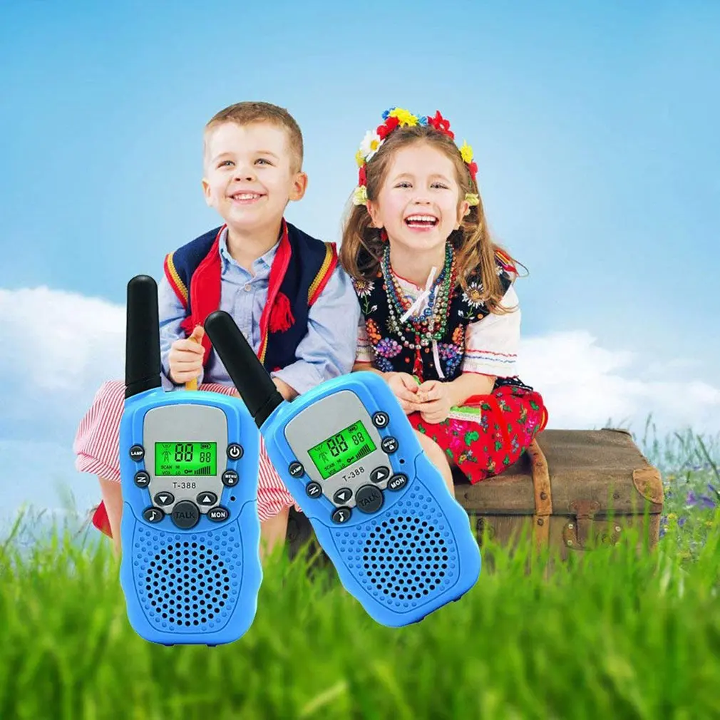 2 шт. мини-рация для детей радио Retevis T388 Дети Родители игровой домофон портативный двухстороннее радио подарок говорящие игрушки на открытом воздухе