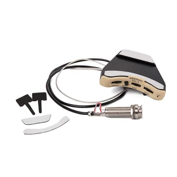 

GA 1 Portable Accurate Tone Volume Control Equalizer Ballad Ukulele Musical Preamp Acoustic Guitar Sticker Bass Sound Pickup Set