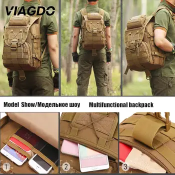 

Traveling Backpack Camping Bag Field Survival Hunting Tactical Picnic Outdoors BL013 35L Durable Military Accessorie Waist