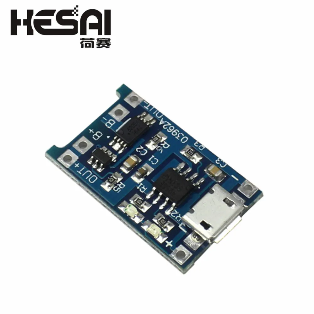5 в Micro USB 1A 18650 TP4056 литиевая батарея зарядная плата с защитным зарядным