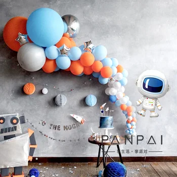 

Outer Space Set Astronaut Rocket Foil Balloons Universe Galaxy Theme Balls Birthday Party Children's Toys Baby Shower Supplies