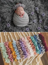 

13 Color Newborn Photography Props Fairy Hot Printed Pattern Headwear Hair Band Flower for Baby Studio Shooting Prop Accessories