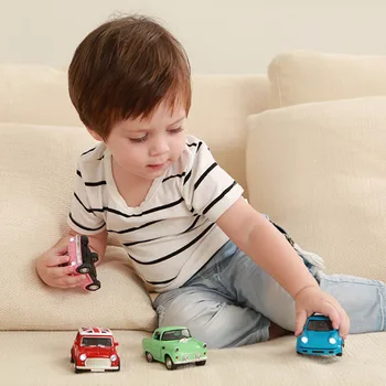 

1pcs Diecasts & Toy Vehicles Mini Model Classic Mini Boy Gift Car Toy Light Music Pull Back Car Toy Set Collectible Car Model