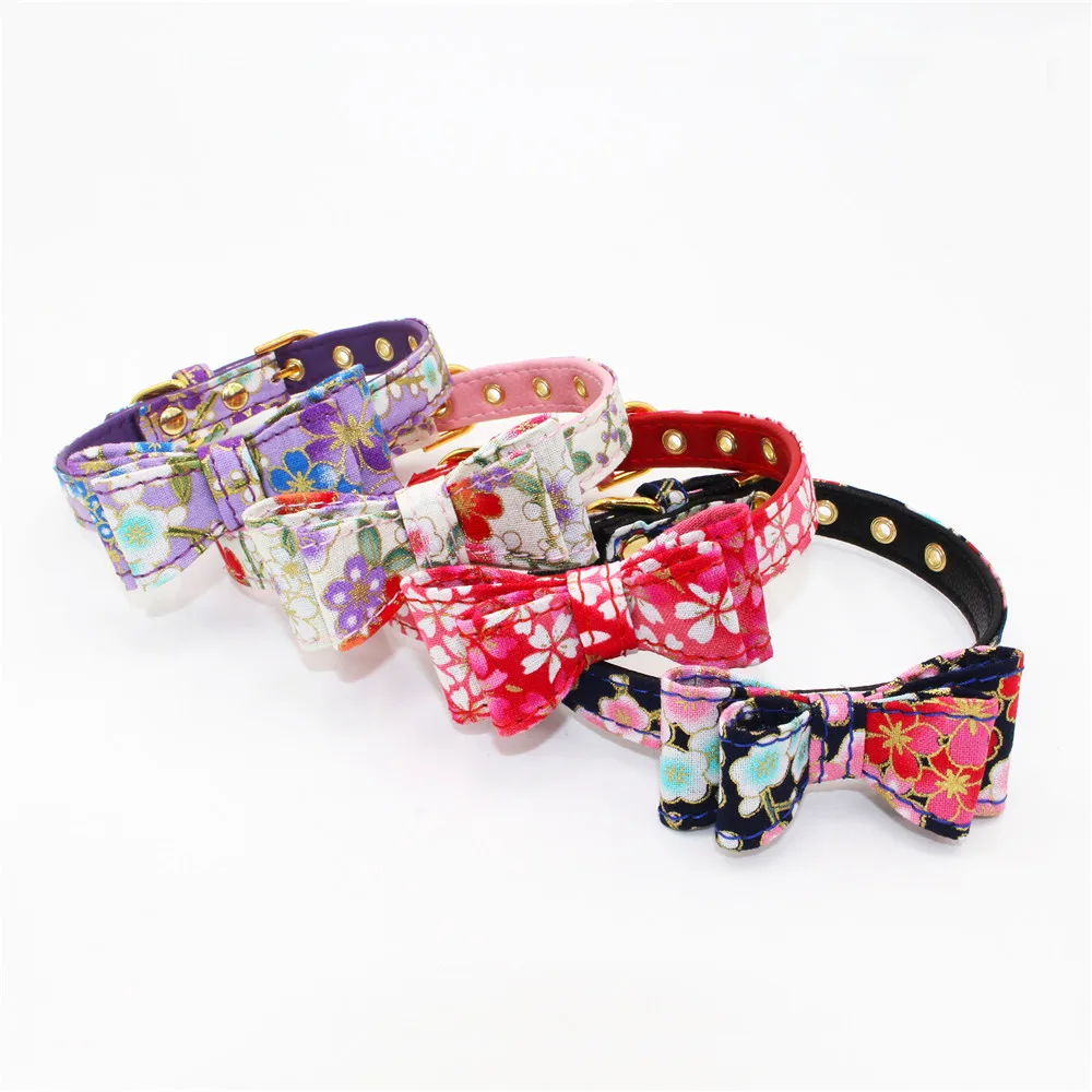 Personalized Dog Collar Cat Collar Pet Supplies Pet Accessories Cloth Bow Dog Collars Adjustable Cat Dog Collar Neck Strap Personalized Dog Collar Cat Collar Pet Supplies Pet Accessories Cloth Bow Dog Collars Adjustable Cat Dog Collar Neck Strap