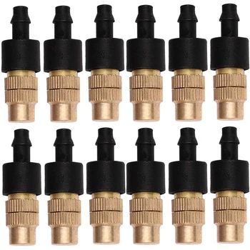 

200Pcs Garden Nozzle Spray Nozzle Brass Atomizing Garden Hose Connector Sprayer Nozzle Irrigation Nozzle