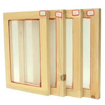 

Hot 318mm x 218mm Screen Printing Frames Wood Mesh Silk Print Polyester Mesh for A5 paper Printed Circuit Boards