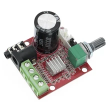 

12V Mini Hi-Fi PAM8610 Audio Stereo Amplifier Board 2X10W Dual Channel D Class Lowest Price RED