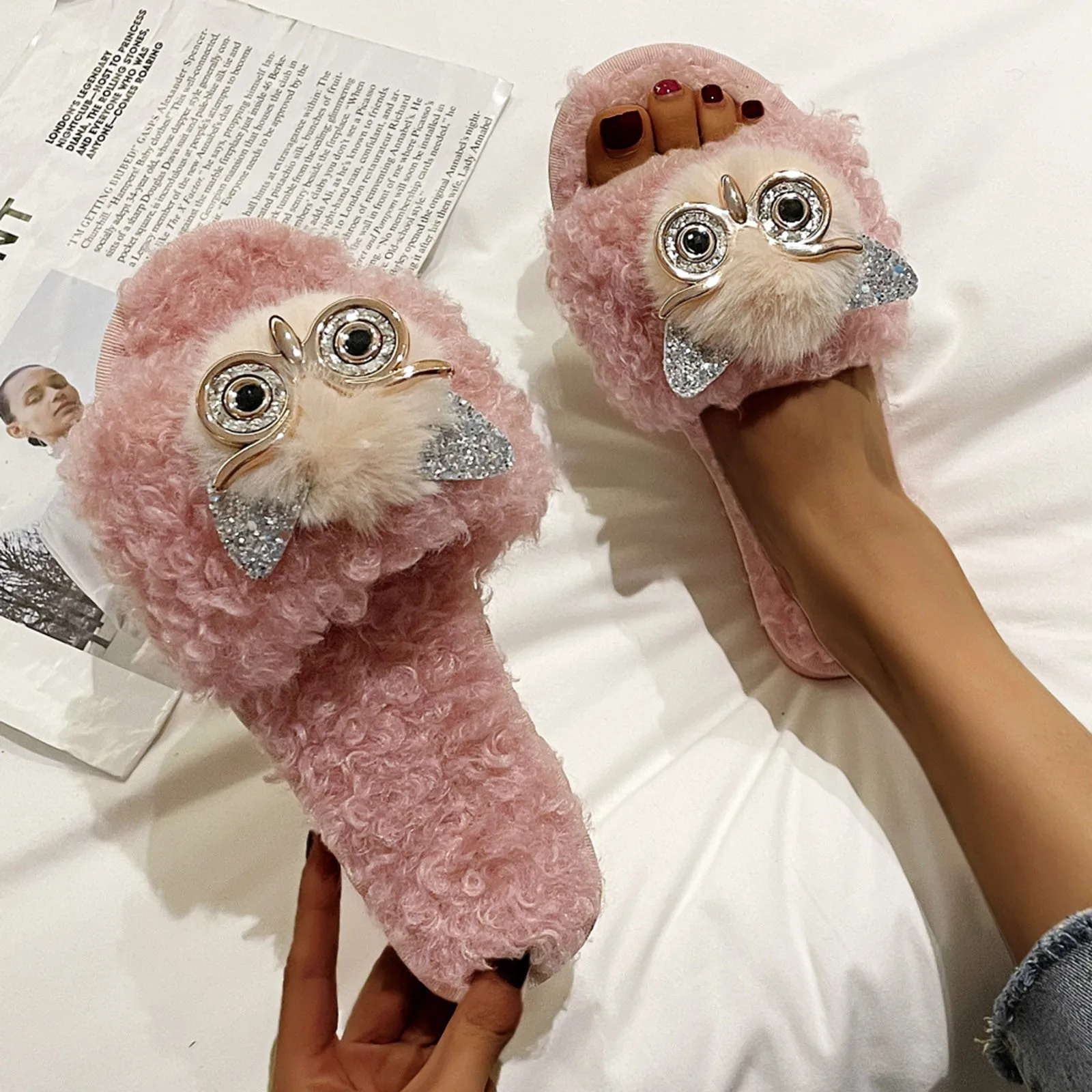 Faceplant Dreams Holiday Mouse Slipper Footsies - 