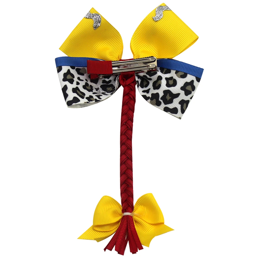 3.5 inch Cartoon fokry Hair bows Hair Clips Bows Accessories For girls Barrette Hairclip Headdress Headwear gifts